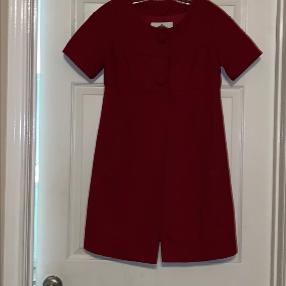 Jackie O look wool coat